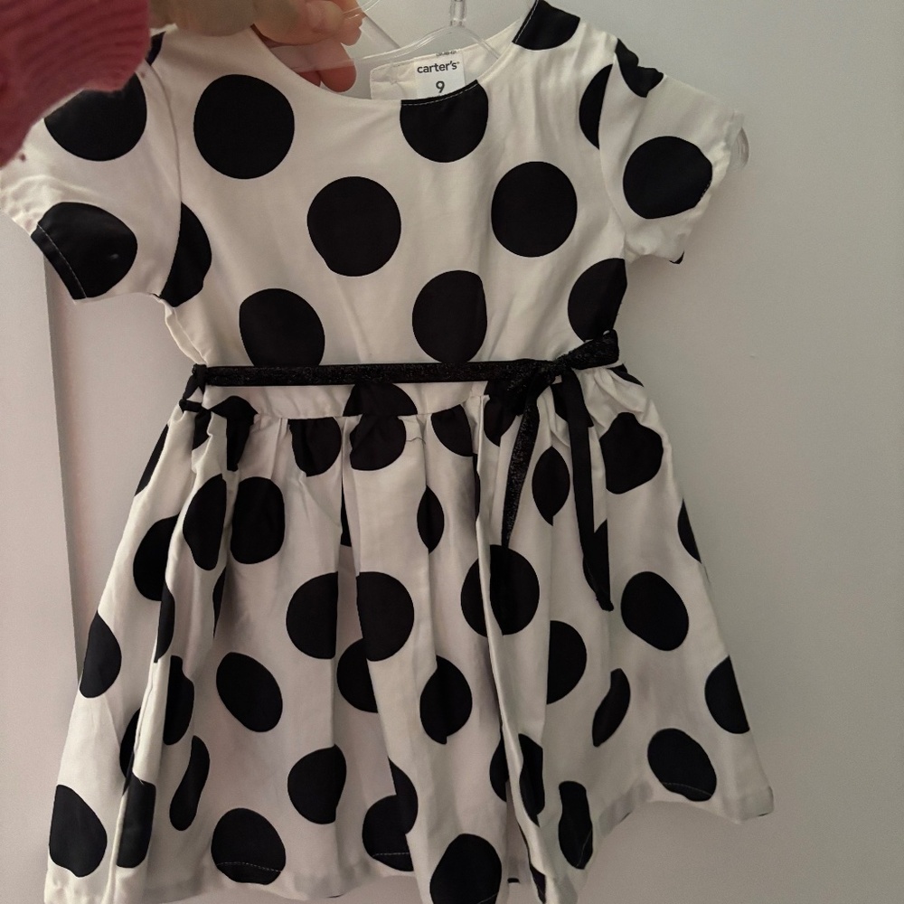 Carters 9M polka dot dress